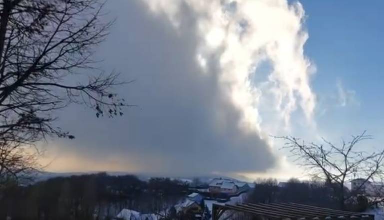 VIDEO: Ste videli grozljive oblake, ki so se pomikali proti Ptuju?