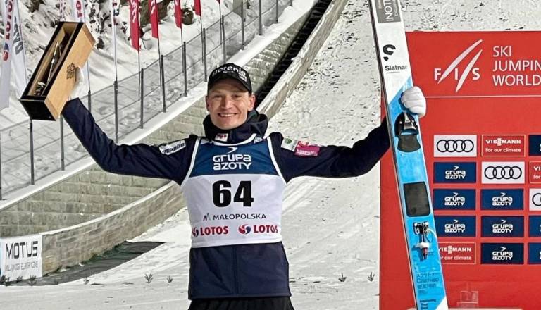 Lanišek do tretje zmage v Zakopanah, Prevc šele 27.