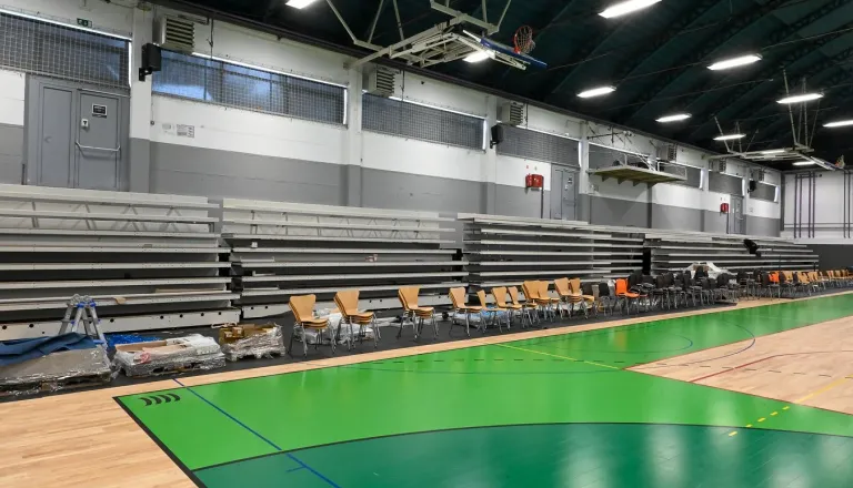 Velika prenova dvorane Marof, za konec še nova tribuna