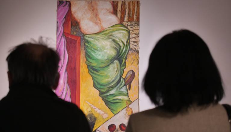 FOTO in VIDEO: Pomembna umetniška zbirka Galerije Žula predstavljena v Murski Soboti