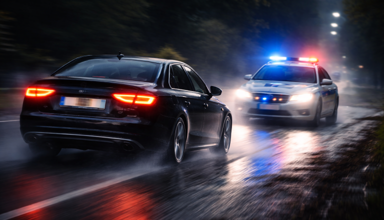 Očitno vinjen bežal pred policijo: 57-letnik nabral za 2.700 evrov glob