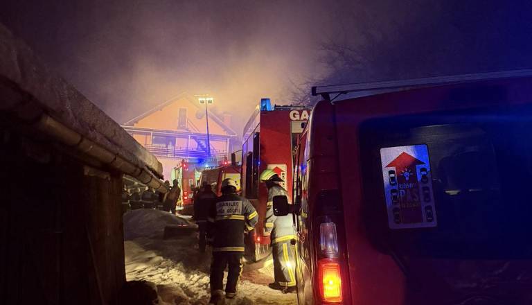 FOTO: Tragedija na Štajerskem, v požaru stanovanjske hiše umrl moški
