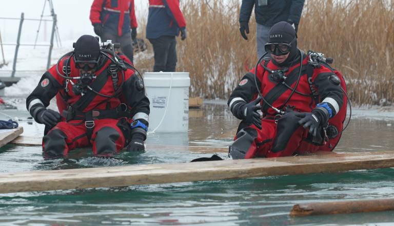 VIDEO: Tako izgleda podvodni svet Soboškega jezera pod ledom