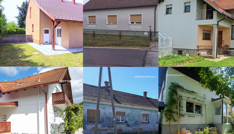 To so hiše, ki so trenutno naprodaj v Pomurju