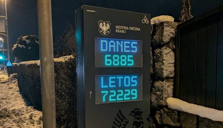 Kranjčani v smeh, občina v akcijo: Števec je zatajil