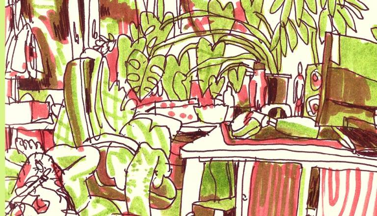 Kaj se zgodi, ko risba postane dnevnik? Na Vodnikovi domačiji razkrivajo ustvarjalni proces  