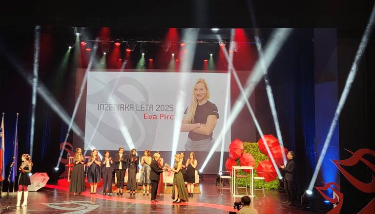 To je prejemnica naziva inženirka leta 2025