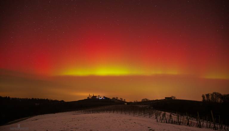 Naravni spektakel nad nami, severni sij na Štajerskem v vsej svoji lepoti