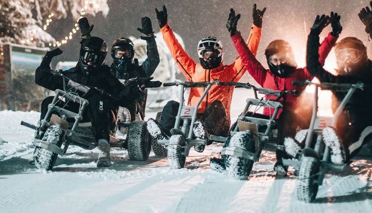 Adrenalinska novost na Pohorju, vožnje z zimskimi trikolesniki