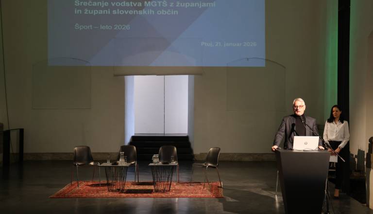 Minister Han na Ptuju o razvoju športa: Športni objekti so temelj razvoja lokalnih skupnosti