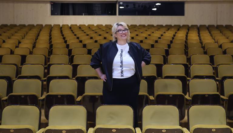 FOTO in VIDEO: Ivana Djilas, ravnateljica SNG Drama: »Stara Drama je nevarna, obnova bo trajala ves moj mandat«