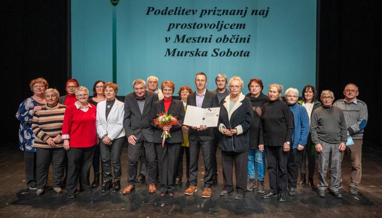 FOTO: V Murski Soboti podelili priznanja naj prostovoljcem