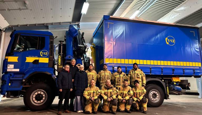 Državna protipoplavna oprema v uporabo gasilcem Gornje Radgone