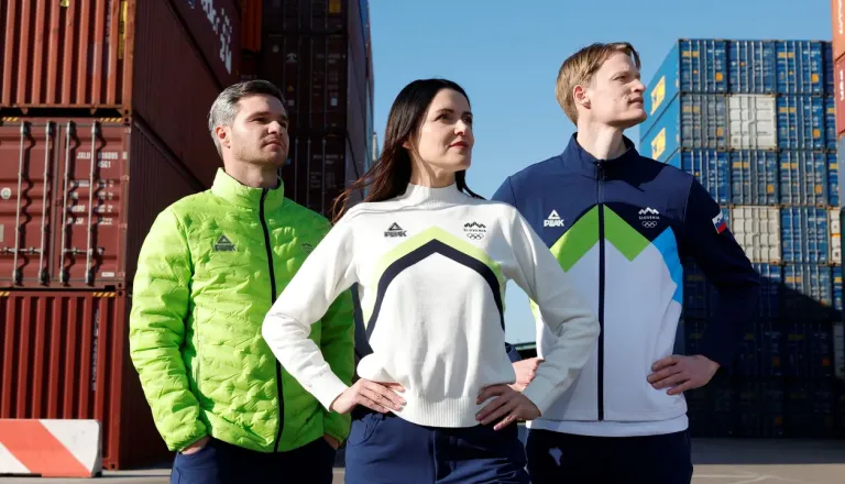 Znana Ptujčanka pozirala v slovenski olimpijski kolekciji za Milano-Cortino