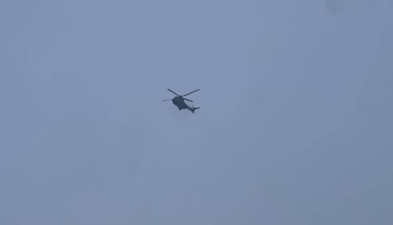 Nad Pomurjem helikopterji in vojaško letalo, to se dogaja