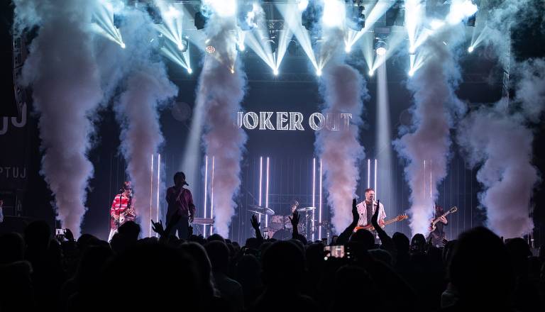 FOTO in VIDEO: Priljubljeni Joker Out z energijsko eksplozijo v Campusu