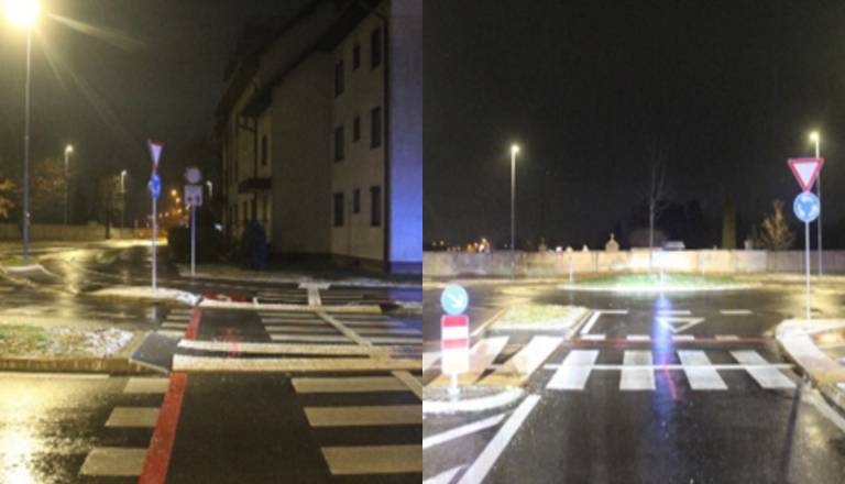 V Kranju prometna nesreča s pobegom, policisti iščejo voznika avtomobila