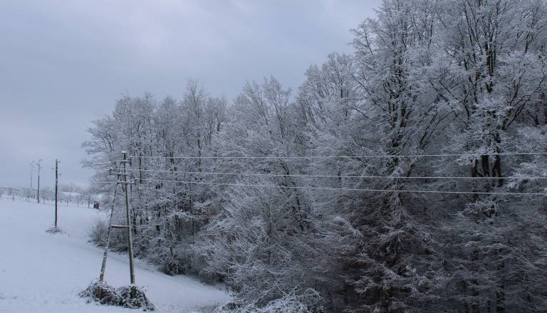 FOTO: Pomurje se je zbudilo v belo jutro, kakšno vreme nas sicer čaka danes?