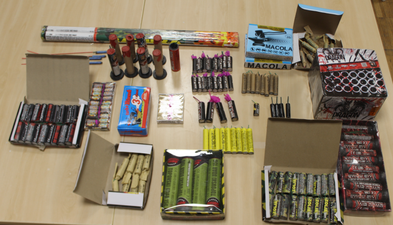 Mladoletniku iz Beltincev zasegli skoraj 300 kosov petard