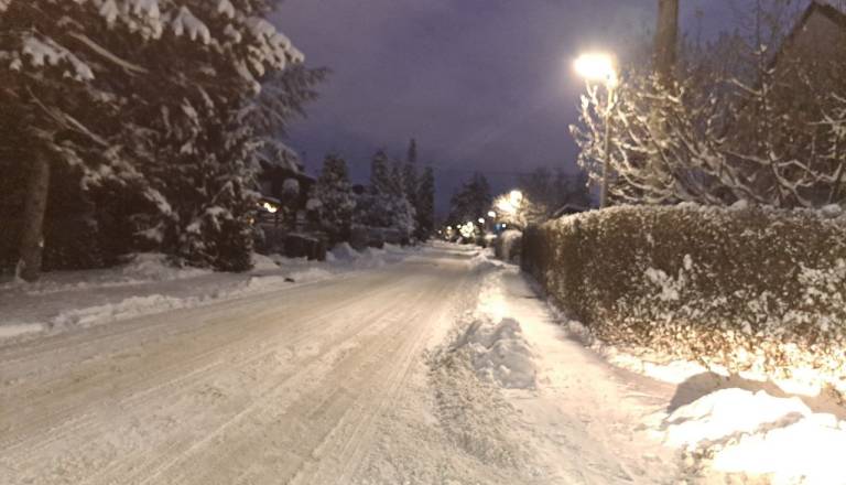 Debela snežna odeja tudi v Ljubljani. Kje je zapadlo največ snega in kje najmanj?