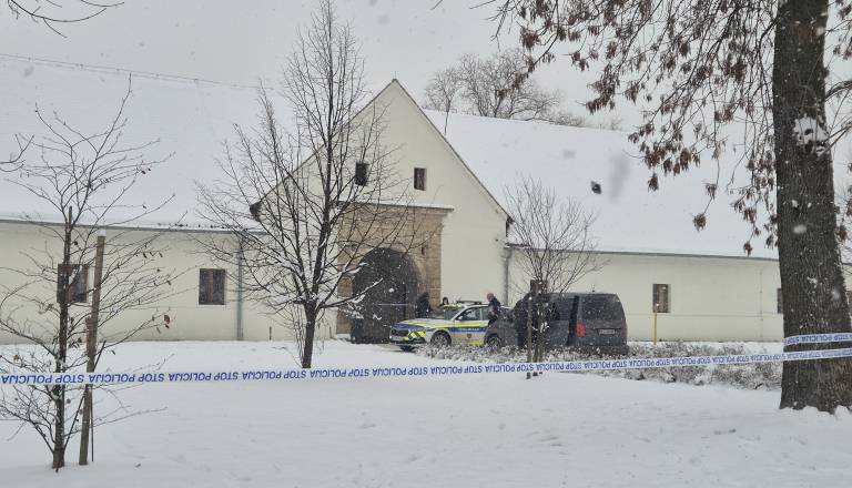 FOTO in VIDEO: Napadalec zbežal v smeri dvorca Rakičan 