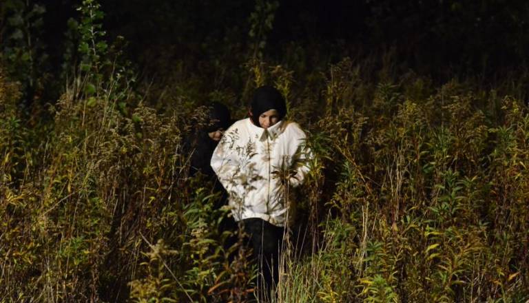 Na Ptujskem policisti izsledili deset turških državljanov: Med njimi tudi družini z otroki
