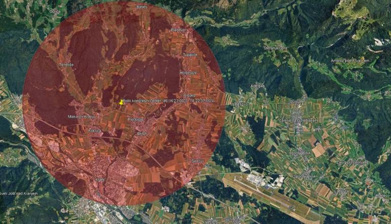 Na Brdu pri Kranju bo konec tedna veljala prepoved letenja dronov