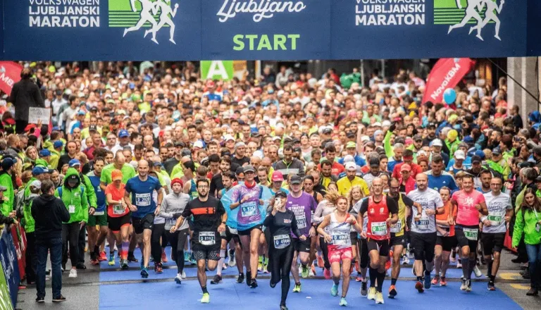 Najmlajši in tekači na 10 kilometrov opravili z ljubljanskim maratonom
