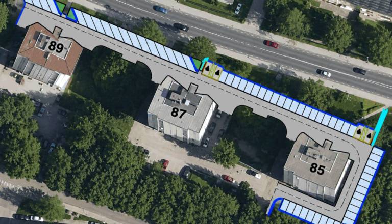 Na Jesenicah se začenja ureditev novega parkirišča ob Cesti maršala Tita