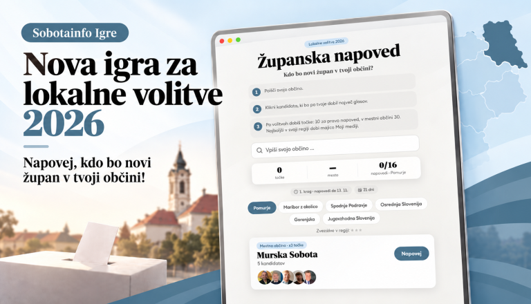 Kdo bo (novi) župan v vaši občini? Preizkusite igro Županska napoved in osvojite nagrado