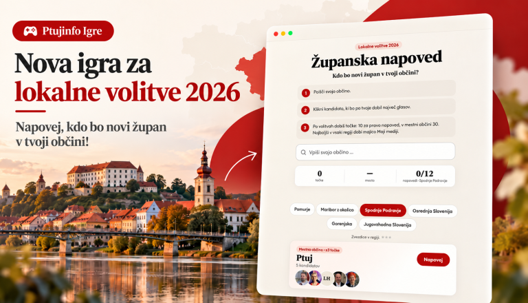 Kdo bo (novi) župan v vaši občini? Preizkusite igro Županska napoved in osvojite nagrado