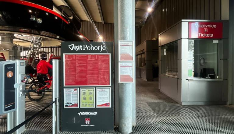 Pozor pred obiskom Pohorja: Blagajna pri vzpenjači bo do konca novembra zaprta