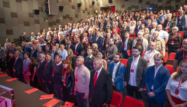 FOTO in VIDEO: Kongres Socialnih demokratov v Murski Soboti, v dvorani več kot 300 delegatov