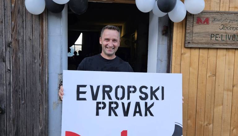 Velik uspeh Sekiračev Kočevje: Gregor Česnik najboljši v Evropi v metu dvojne sekire