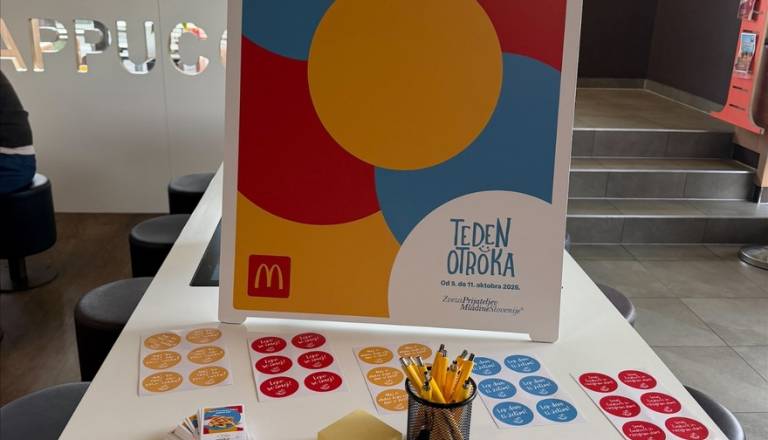 McDonald’s in ZPMS ob Tednu otroka povezujeta dobrodelnost in prijaznost