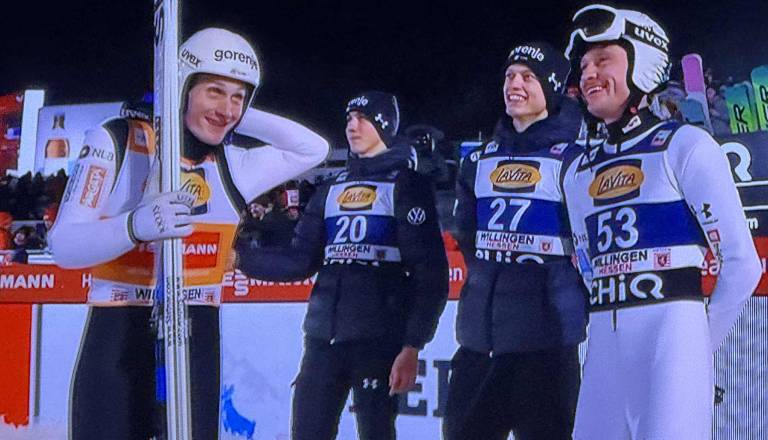 Prevc brez konkurence, Lanišek z drugega na sedmo mesto