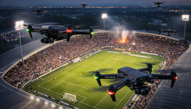 Danes na tekmi poostren nadzor, policija bo stadion in okolico spremljala z avdio in video snemanjem