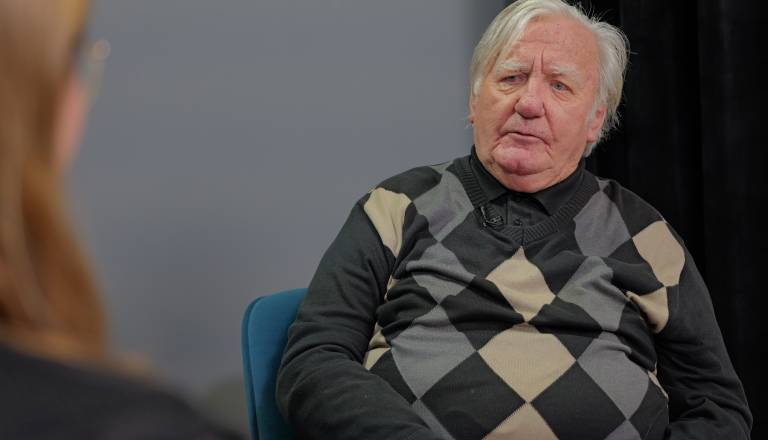 Prešernov nagrajenec Tone Partljič na literarnem večeru v Svetem Tomažu