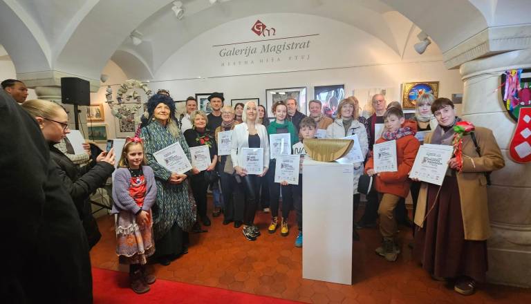 Na valentinovo razglasili nagrajence Ex-tempore Ptuj Karneval 2026