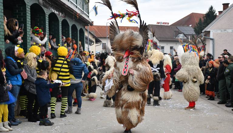 Barvite maske in dobra volja: 33. povorka znova oživila Markovce