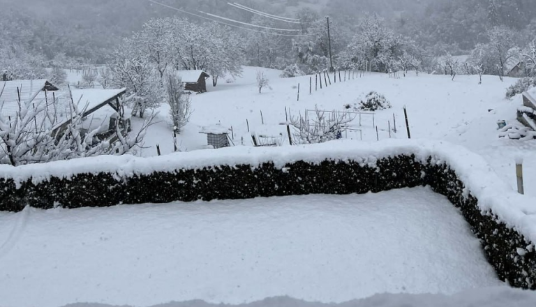 Sneg pobelil tudi Dolenjsko, kje je trenutno največ snega?