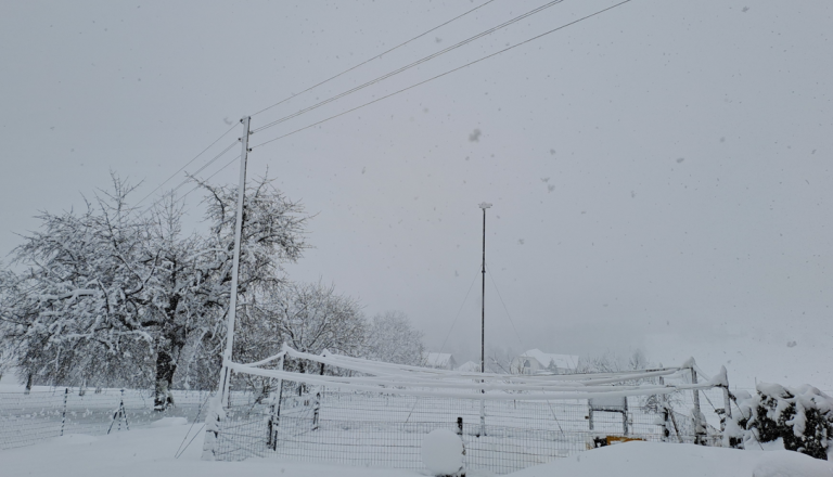 V Krčevini pri Vurbergu izmerili najvišjo snežno odejo v zadnjih osmih letih