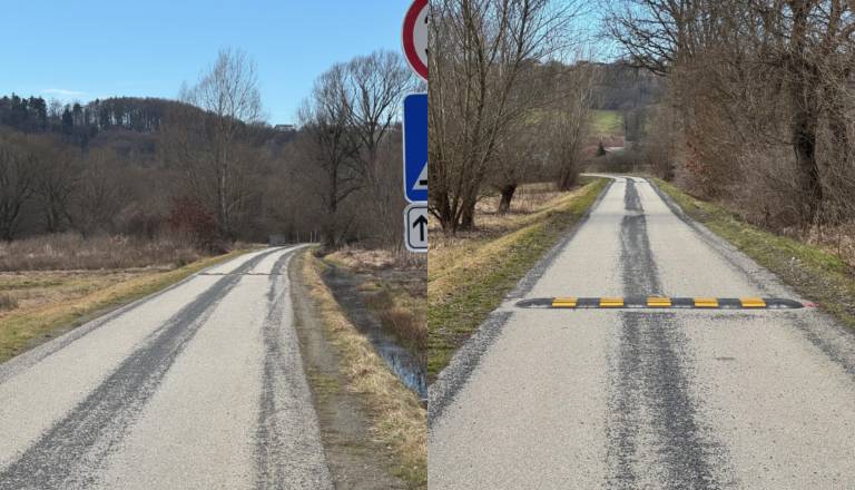 Na Goričkem postavili montažne ovire. Zakaj?