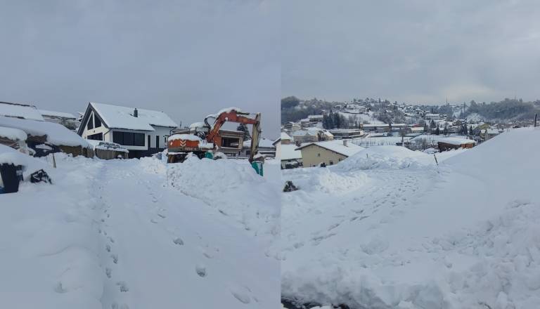 Po kritikah iz Nove ulice se je oglasila občina: Razmere so bile izjemne, plužili smo po prioritetah