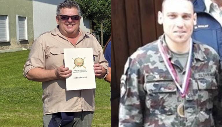 Osebi, ki sta med zdrsom padli iz vozila in umrli, sta slovenska častnika 