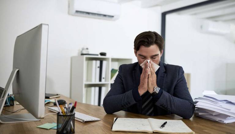 Zakaj pozimi v pisarnah dihamo slab zrak in kako to odpraviti