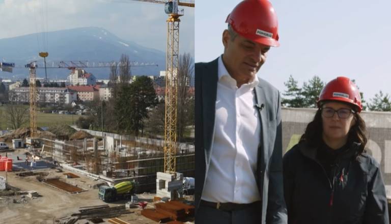 FOTO in VIDEO: Kako napreduje gradnja zdravstvene postaje Tezno?