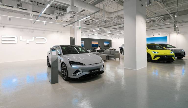 V Cityparku je BYD odprl svoj prvi avtosalon pri nas