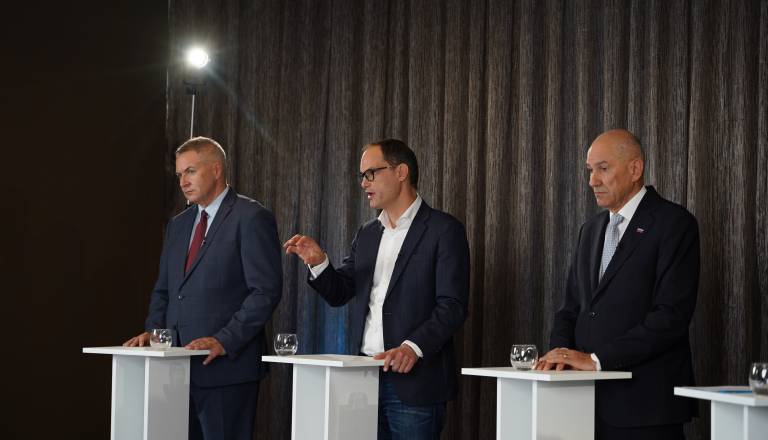 VIDEO: Janša, Židan in Logar bi najprej obiskali Pomurje.  Zakaj je Židan popravil Logarja?