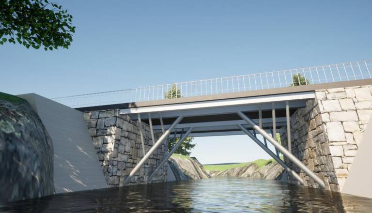 Tako naj bi izgledal novi most čez Kobiljski potok